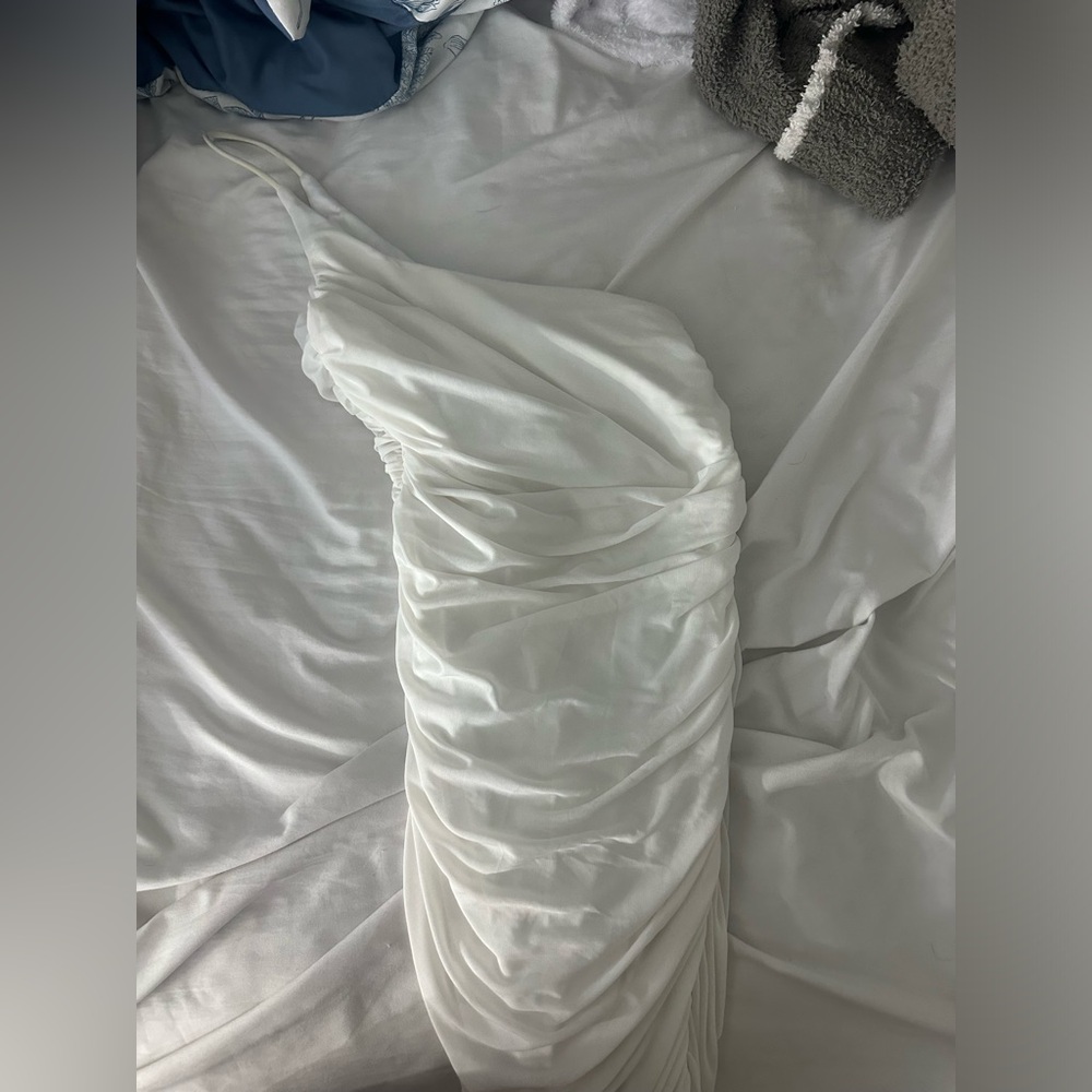 Princess Polly, one shoulder white dress
